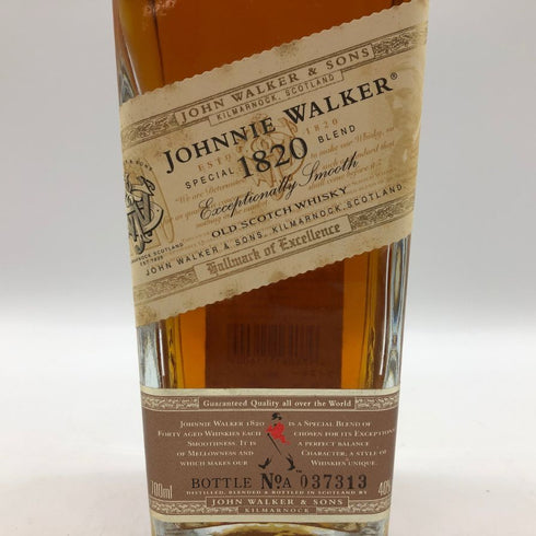 ジョニーウォーカー 1820 スペシャルブレンド 700ml 40% Johnnie Walker Special Blend スコッチウイスキー【T0】